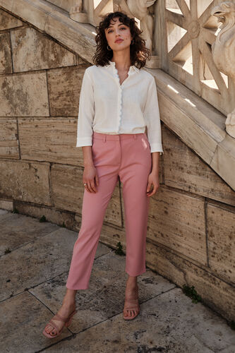 Solid Straight Bottom, Pink, image 1